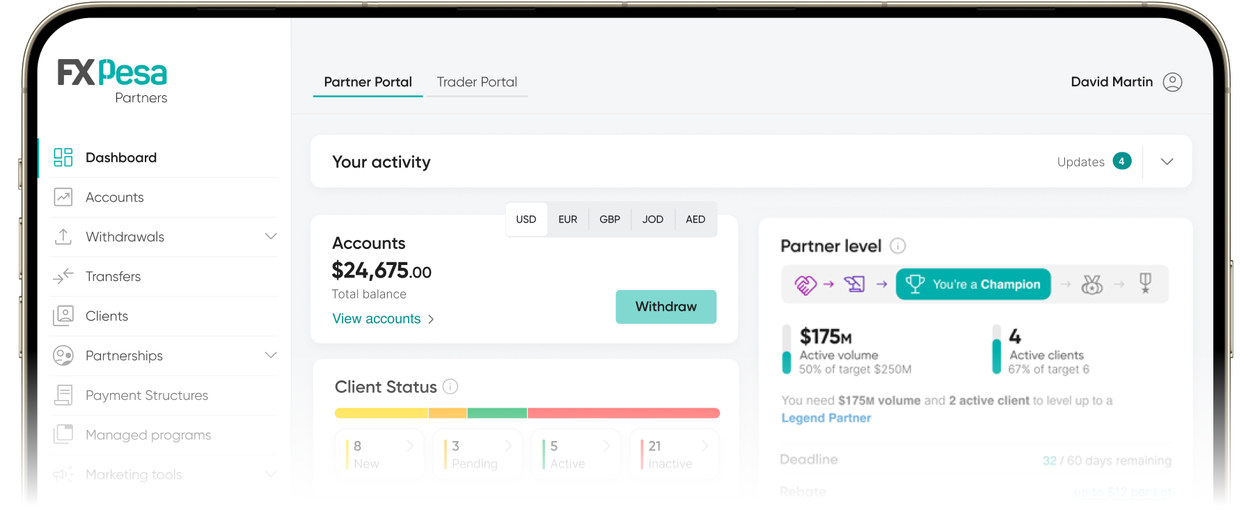 Partner FXPesa (current state)